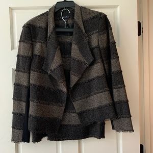 Tribal suit, size 8, brown with small fringe detailing